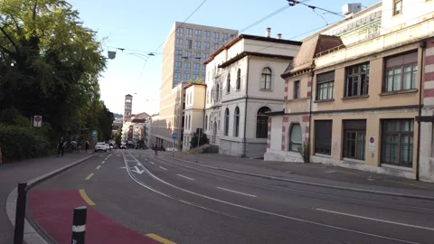 Nice landscape, architecture, palaces and waterfalls in Vienna, Austria Stock Footage 253676310