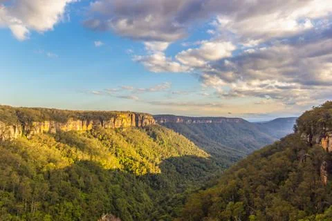 Nice Landscape view of Kangaroo Valley, Australia Stock Photos