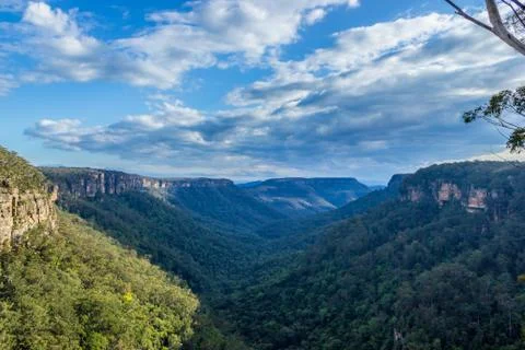 Nice Landscape view of Kangaroo Valley, Australia Foto stock