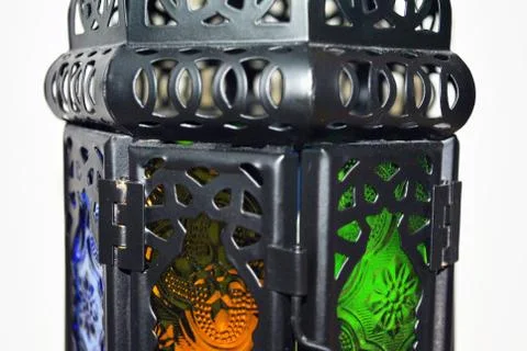 Nice Lantern close up isolated background Stock Photos