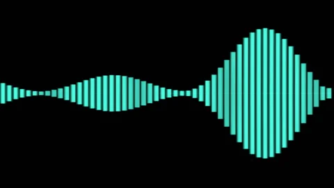 Nice Light Green Equalizer Graph Background Video stock 146904671