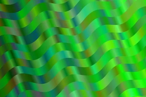Nice Light green waves abstract vector background. Illustrazione stock