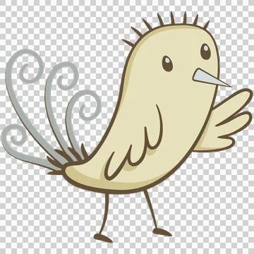 Nice little bird Stock Illustration