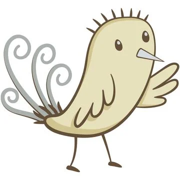 Nice little bird Stock Illustration