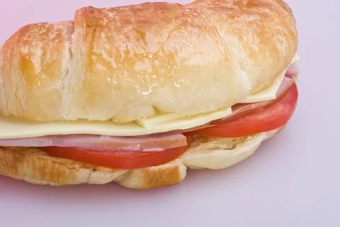 Nice looking soft bun and tomatoes Stock Photos