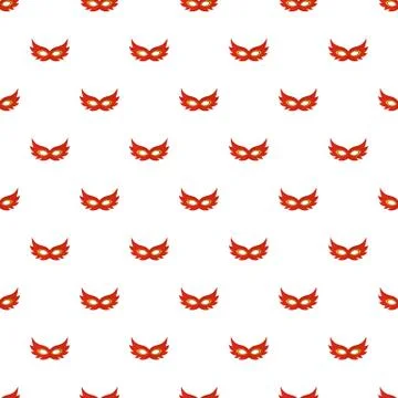 Nice mask pattern seamless vector Stock Illustration