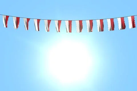 Nice memorial day flag 3d illustration Illustrazione stock