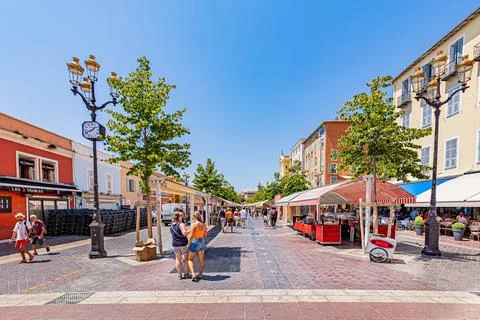 Nice in the middle of summer. Nice en plein t. Stock Photos