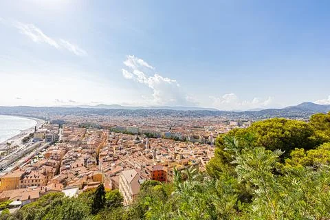 Nice in the middle of summer. Nice en plein t. Stock Photos