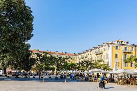 Nice in the middle of summer. Nice en plein t. Stock Photos