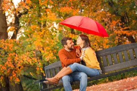 Nice moments in the rain Stock Photos