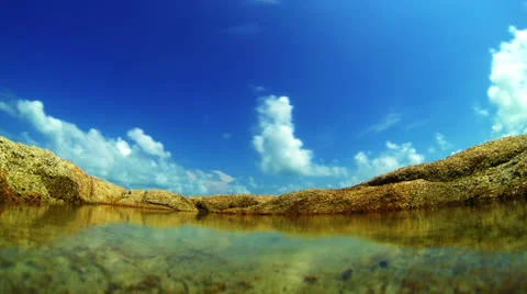 Nice mountain and sea view Video stock 24466593