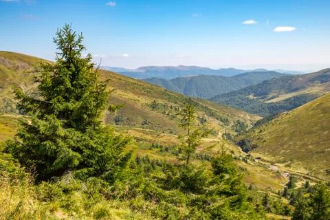 Nice mountain landscape Stock Photos