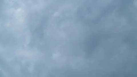 Nice moving white cirrus cloud in horizon, Beautiful blue sky and cloudscape Stock Footage 234794932