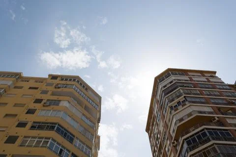 Nice multi-storey house Stock Photos