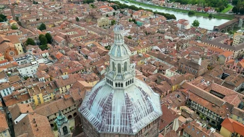 Nice nature, architecture and landscape of Pavia city of Italy. 스톡 동영상 252851946
