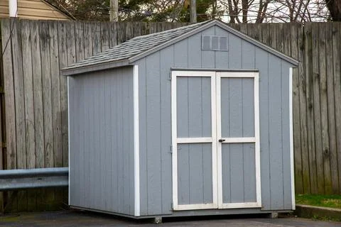 Nice new shed Stock Photos