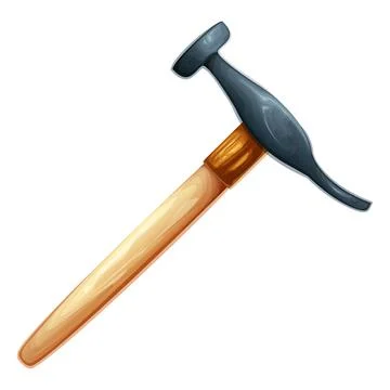 A nice nice slim cobbler's hammer Stock Illustration