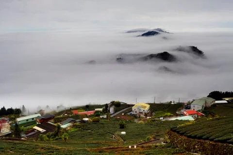 Nice night view in the mountain  Foto stock