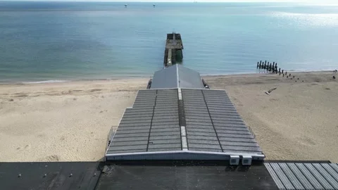 Nice old pier Stock Footage 253114762