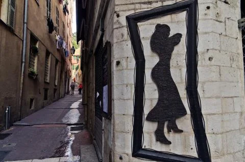 Nice, old town Stock Photos