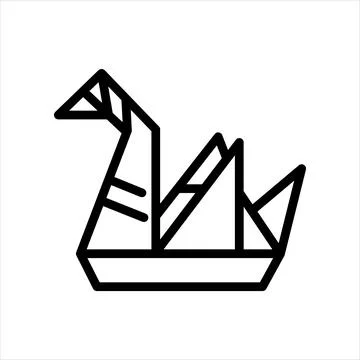 This is a nice Origami Icon Design Stock Illustration
