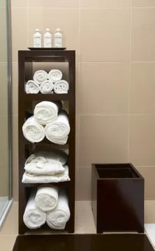 Nice part of a bathroom 스톡 사진