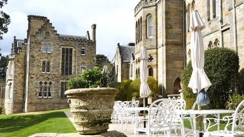 Nice Patio Stock Footage 111596470