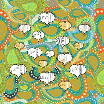 Nice pattern for wrapping paper vector. Seamless pattern Sketch cute background. Illustrazione stock
