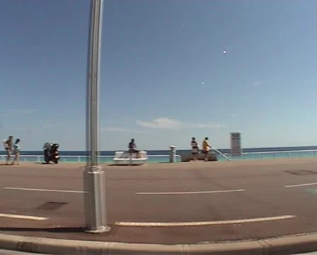 Nice Pedestrian Walk car 2 Video stock 40393546