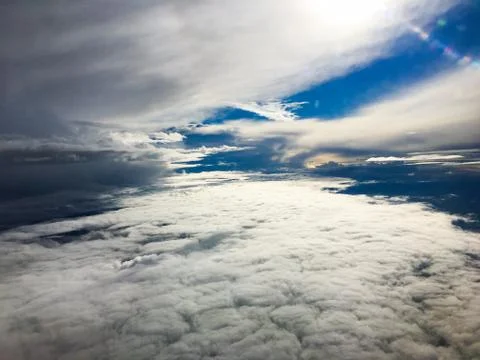 Nice picture with clouds and sky Stock Photos