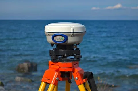 Nice place to install base station for survey Stock Photos