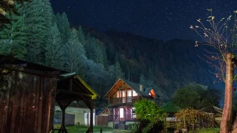 Nice place in the mountains Stock Photos