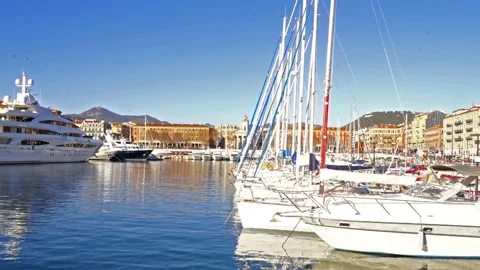 NICE PORT 4K FF SONY A7III 6-1 Stock Footage 169777597