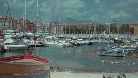 Nice port Stock Footage 93906845