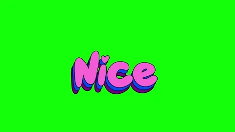 Nice rainbow text animation 3D colorful typography motion design Stock Footage 330454904