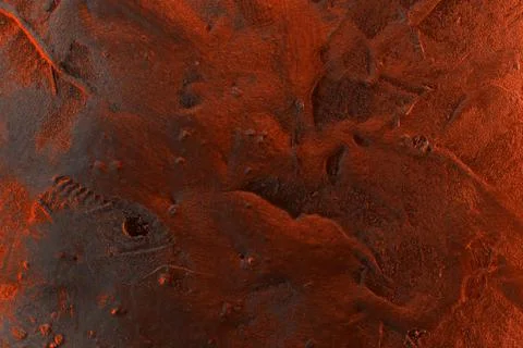 Nice red aged painted bold plaster texture - abstract photo background Stock Illustration