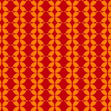 Nice Red Pattern Design Template Stock Illustration