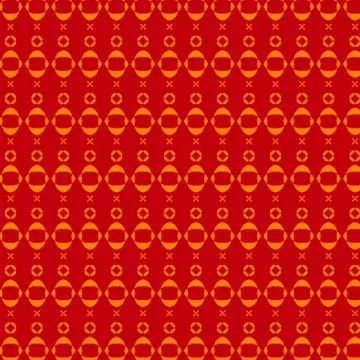 Nice Red Pattern Design Template Stock Illustration