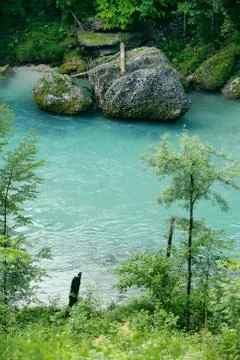 Nice river Stock Photos