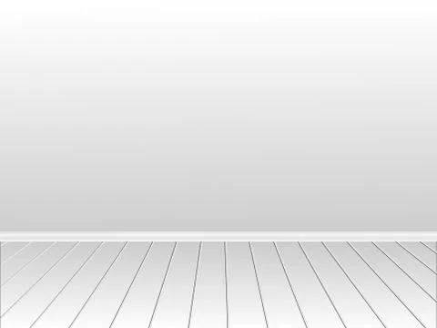 Nice room with a wall for your content Stock Illustration