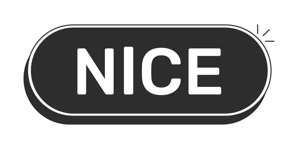 Nice rounded modern black UI element Stock Illustration