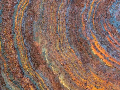 Nice rust rings Foto stock