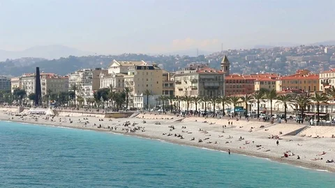 Nice seaside resort. Stock Footage 108997476