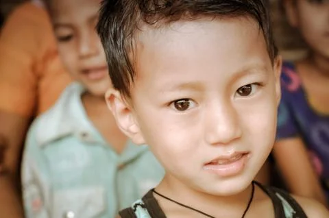 Nice sight in Nepal Foto stock