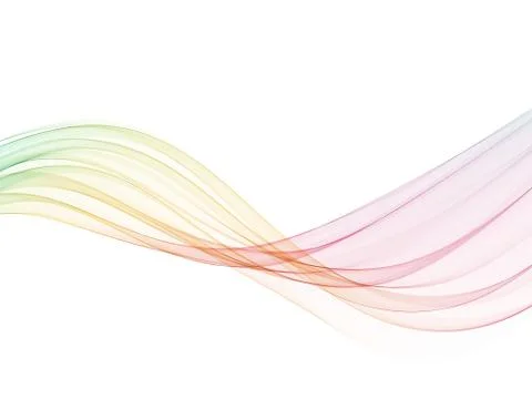 Nice soft abstract flame wave Stock Illustration
