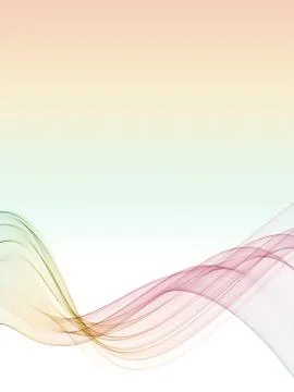 Nice soft abstract flame wave presentation Stock Illustration