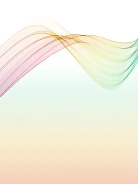 Nice soft abstract flame wave presentation Stock Illustration