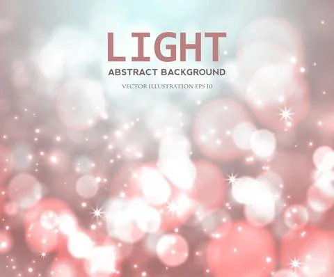 Nice soft background with defocused lights Stock Illustration