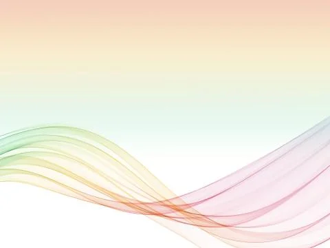 Nice soft flame wave abstract background Stock Illustration